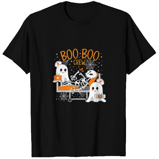 nurses Job Cool Boo Boo Crew Doctor Paramedic nurses Halloween T-Shirts