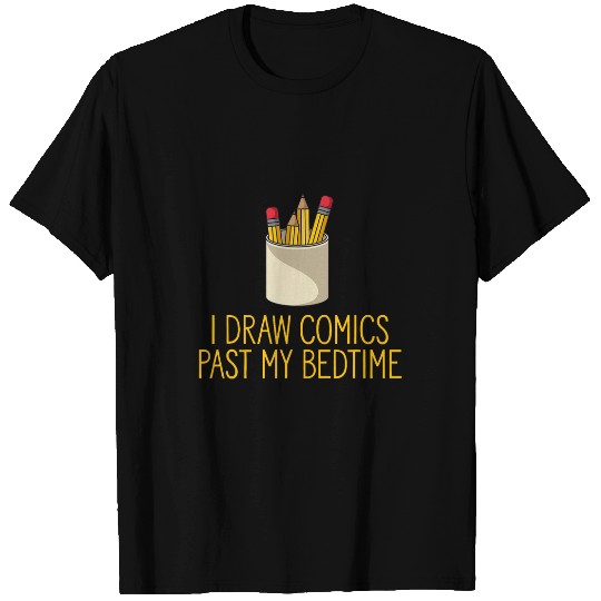 Book Fun I Draw Comics I Manga Illustrator Comic Book Cartoonist T-Shirts