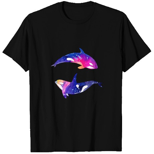 Dolphin Pet watercolor painting hand painted whale T-Shirts