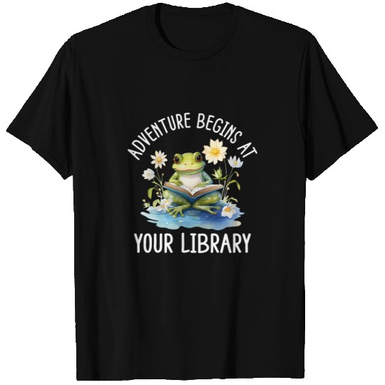 Book Fun Adventure Begins At Your Library Summer Reading Program 04 3 T-Shirts