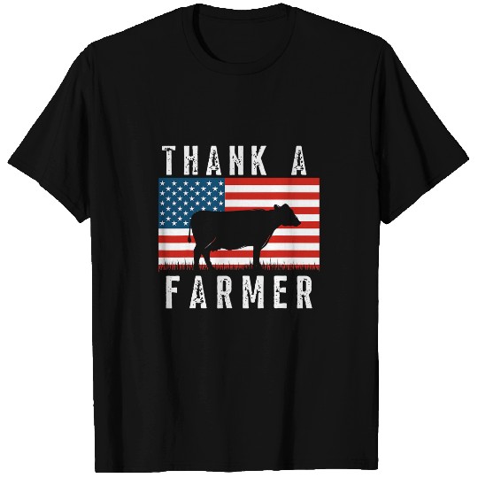 Cow Pet Thank A Farmer American Farmers homessteader Daisy Cattle T-Shirts