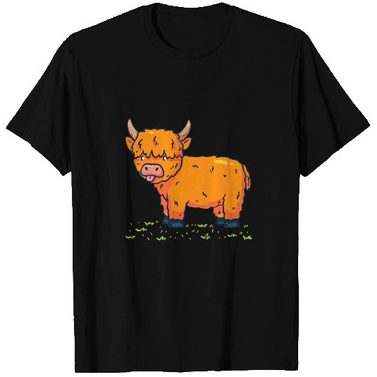 Cow Pet Cute Scottish Highland cow Baby Highland cow gifts T-Shirts
