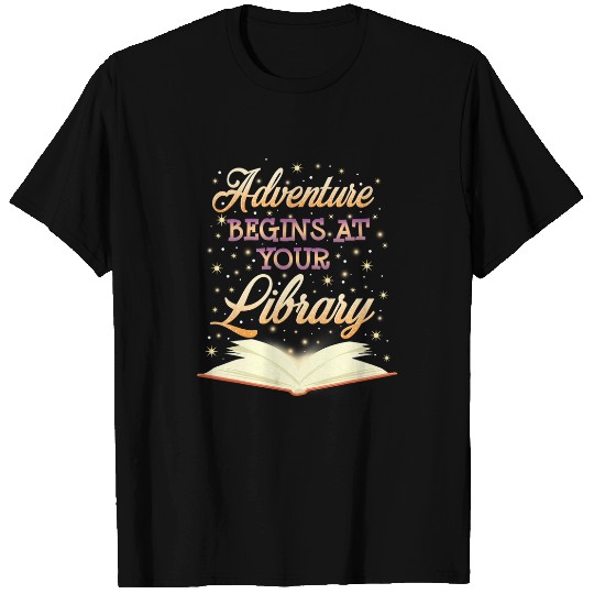 Book Fun Adventure Begins At Your Library Summer Reading Program 04 07 T-Shirts