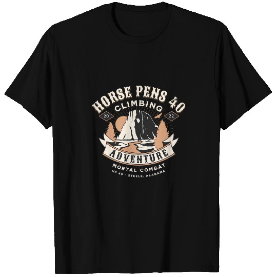 Horse Pet Pens 40 Climbing Spot Mortal Combat Mountaineering Bou T-Shirts