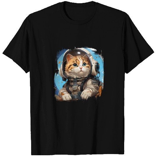 Astronaut Job Scotch Fold Cat Astronaut Vbs 2T T-Shirts