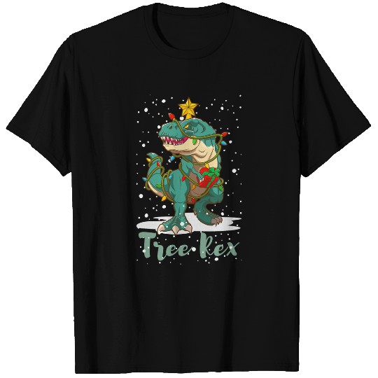 Dinosaur Pet Tree rexs Christmas Dinosaur Pajamas Men Boys Kids xmass Gifts T-Shirts