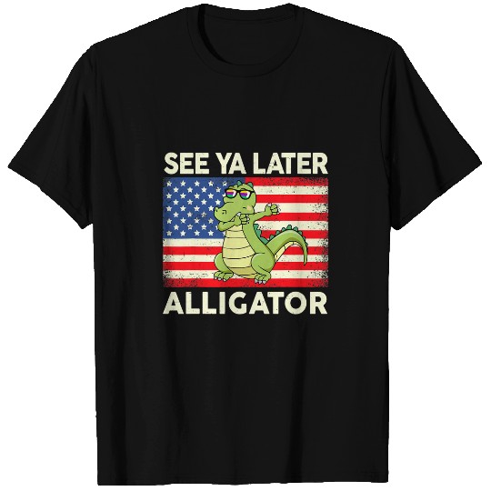 Alligator Pet See Ya Later Alligator  Crocodile Funny Gator T-Shirts