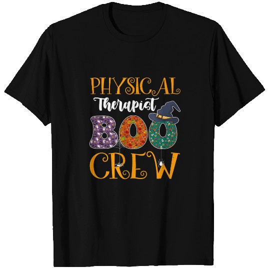 nurses Job Physical Therapist Boo Crew nurses Halloween Costume T-Shirts