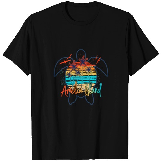 Turtle Pet Amelia Island Florida Beach Summer Vacation T-Shirts
