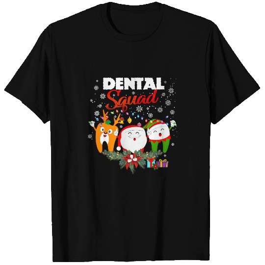 nurses Job Christmas Dental Squad Hygienist dentists Assistant nurses T-Shirts