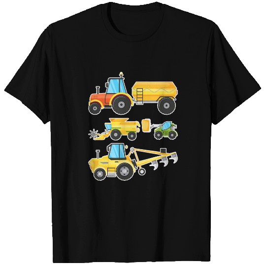 Tractor Fun driving Kids Tractor Lover Farm Vehicles T-Shirts