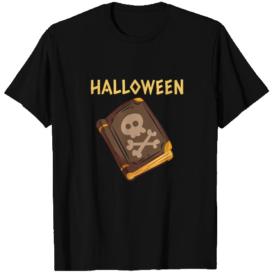 Book Fun Evil Spell Book Halloween Women Evil Spirits Book Halloween T-Shirts