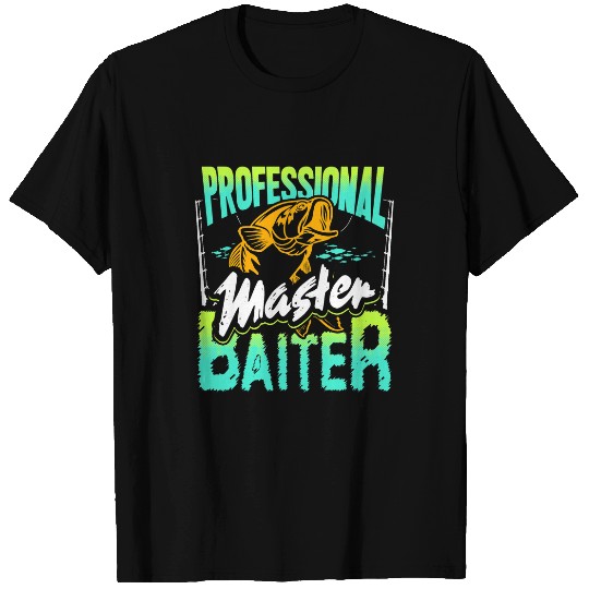 Fishing Fun Professional Master Baiter Fish Fishing Funny T-Shirts