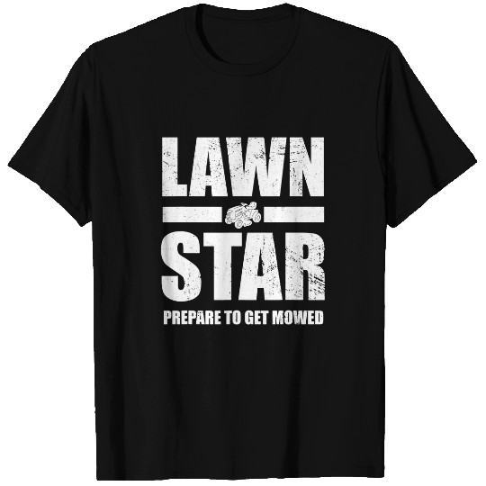 Lawn Mower Fun Corn Star Yard Work Lawn Tractor T-Shirts
