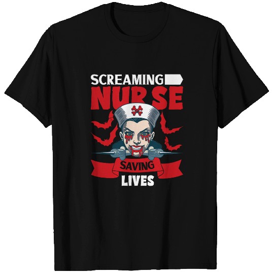 nurses Job Creepy nurses Horror nurses Spooky nurses Scary nurses Halloween 2 T-Shirts