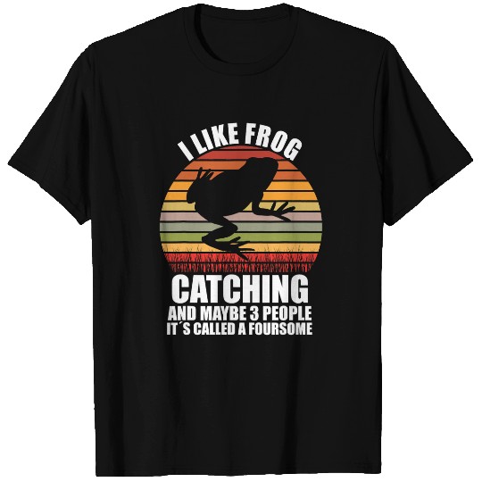 Frog Pet Catching Frog Hunting Frog Pond Catch Frog T-Shirts