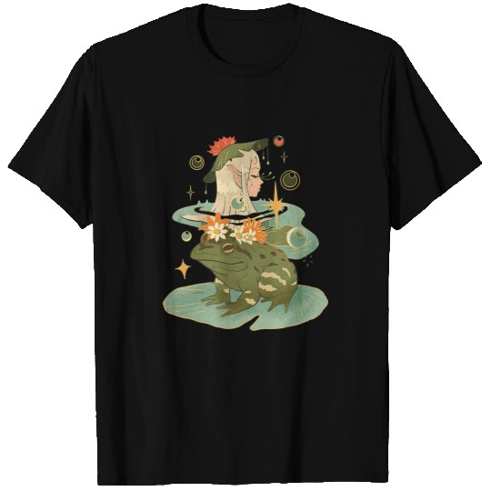 Frog Pet Fairycore Goblincore Gothic Fairy Grunge Fairytale T-Shirts