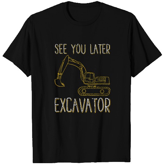 Excavator Fun Kids Construction Work T-Shirts