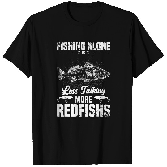 Fishing Fun Redfish Fisher Spot Rod Lure Accessories Redfish Fishing T-Shirts