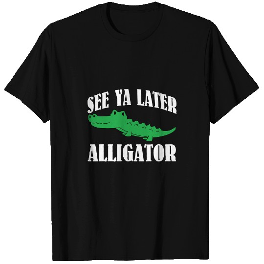Alligator Pet See Ya Later Alligator  For Adults and Kids 5 T-Shirts