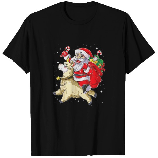 Llama Pet fa la la llama christmas santa llamacorn Unicorns girls T-Shirts