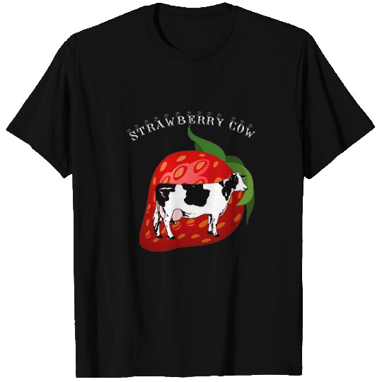 Cow Pet Strawberry Cow Drink For Countries USA JAPAN UK Cool T-Shirts