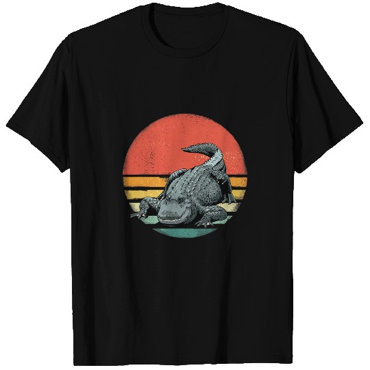 Alligator Pet Retro vintages Crocodile Alligator Reptile Gators Wildlife 3 T-Shirts