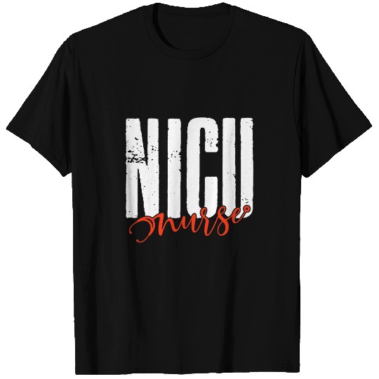 nurses Job NICU nurses Week Retro Present Apparel For Men And Women T-Shirts