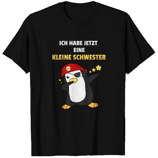 Penguin Pet Kids Big Brother Habe Little Sister Pirate T-Shirts