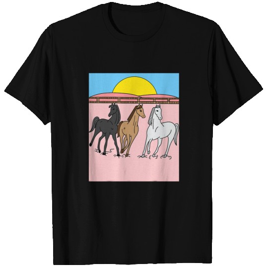 Horse Pet Rider Pony Girl T-Shirts