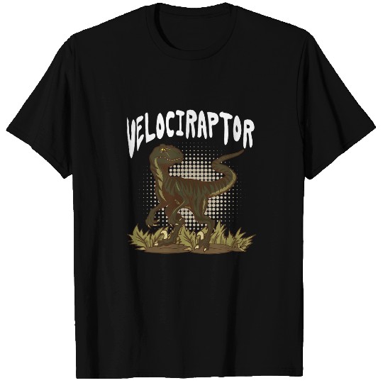 Dinosaur Pet Velociraptor Raptor Dino Lover Dinosaur Identification T-Shirts