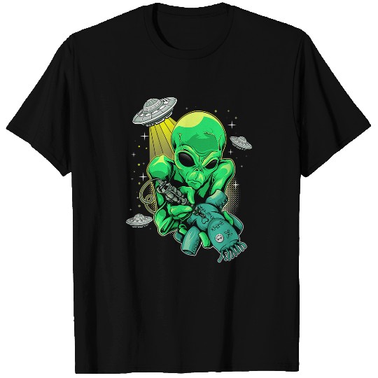 Aliens UFO Womens Mind Control 2Extra Terrestrial Alien Voodoo Womens T-Shirts