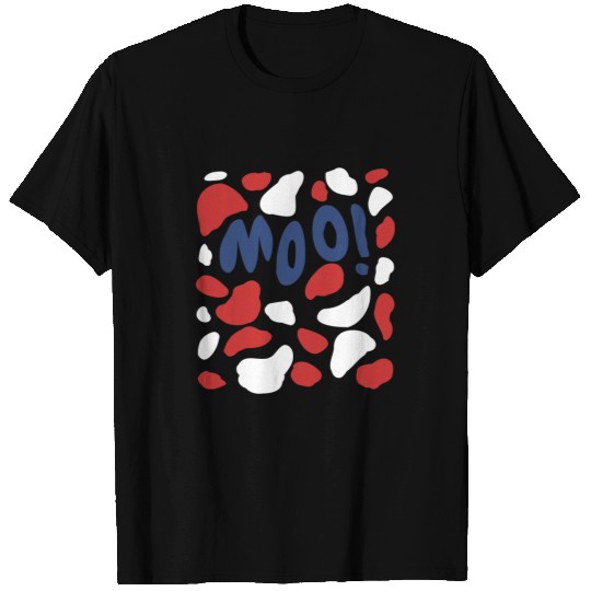 Cow Pet Red White And Moo Cow Funny 4th July Patriotic 11 T-Shirts