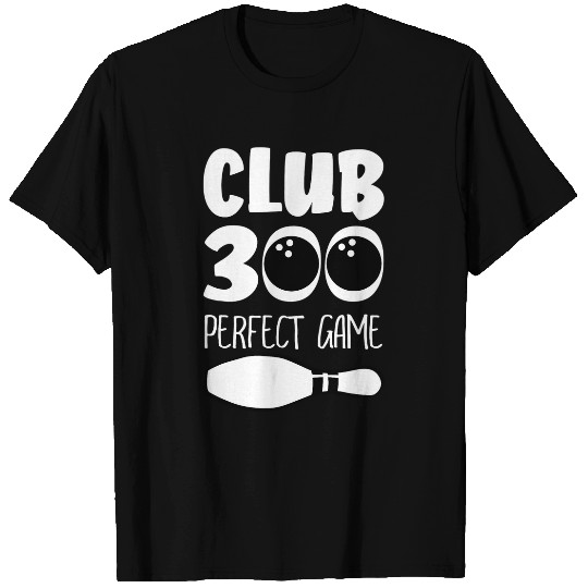 Sport Bowling Club 300 Perfect Game Bowling Balls and Pin T-Shirts
