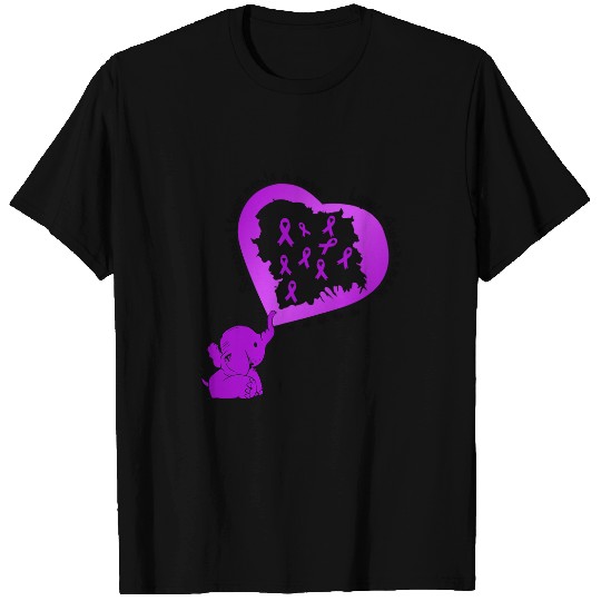 Elephant Mammal Lupus Warrior elephant lupus someone i love needs a cure T-Shirts