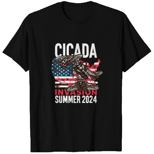 Cicada Invasion Summer Tour 2024 Cicada Brood XIX XIII USA T-Shirts