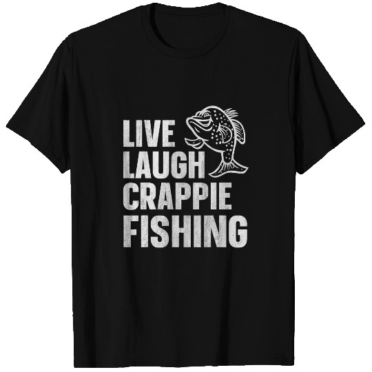 Fishing Fun Crappie Fish vintages Live Laugh Crappie Fishing T-Shirts