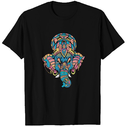 Elephant Mammal Yoga Spiritual Hindu Elephant God Ganesha T-Shirts