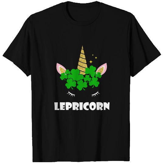 Unicorn Pet Lepricorn Unicorn Shamrock Green Clover Boy Girl T-Shirts