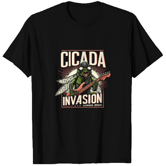 Cicada Invasion Tour 2024 Funny Cicada Event Brood XIX XIII T-Shirts