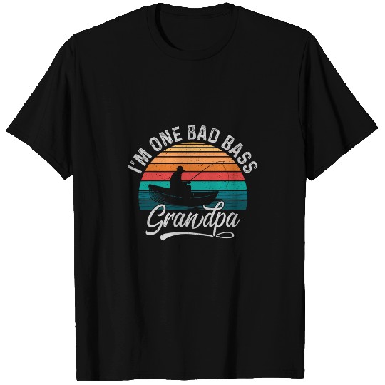 Fishing Fun Sporty Funny Bass Fishing Saying For Grandpa And Grandad T-Shirts