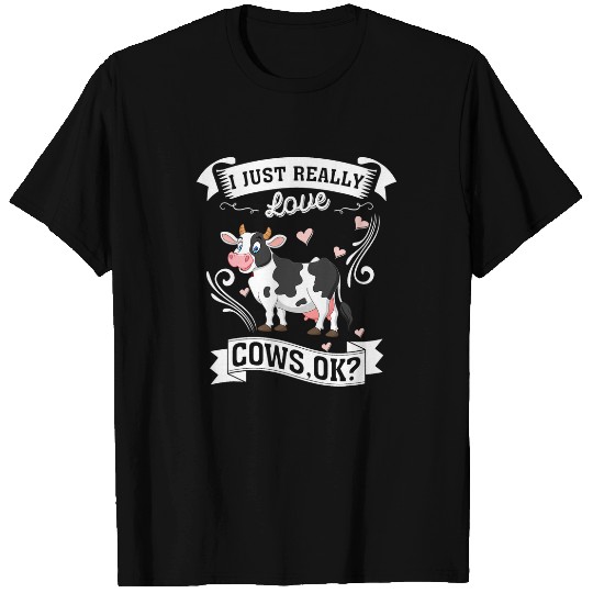Cow Pet I just really love Cows ok Harvest Farming Barn Cattle T-Shirts