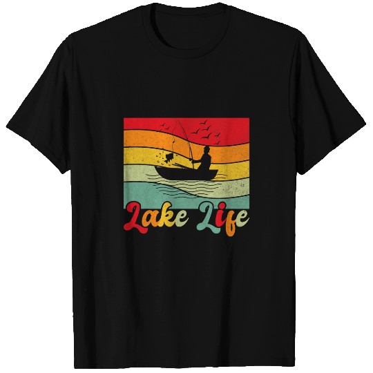 Fishing Fun Lake Life Fishing Fisherman T-Shirts