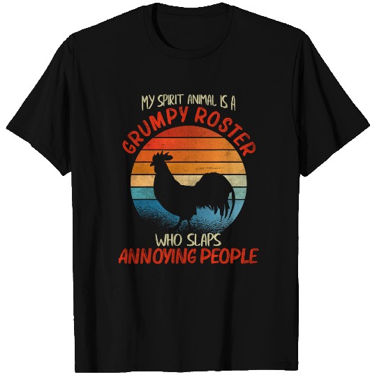Chicken Pet My Spirit Animal Is A Grumpy Rooster Cock Chicken Funny 48 T-Shirts