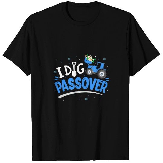 Tractor Fun driving I Dig Passover Pesach Matzah Tractor Jewish Toddlers Boys 1 T-Shirts