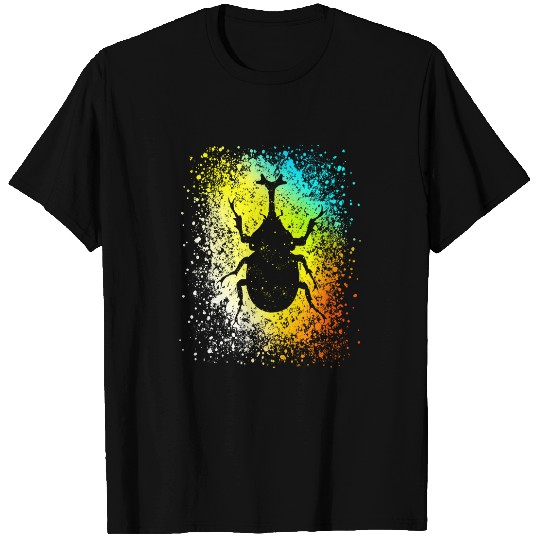 Rhino Pet Rhinoceros Beetle Art or Kabutomushi A Japanese Insect Fight T-Shirts