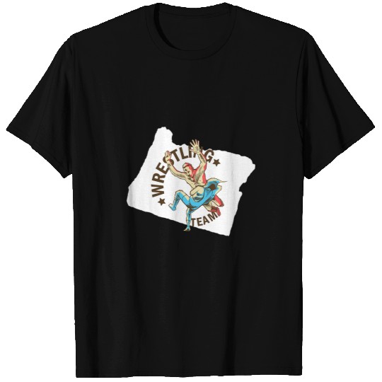 Sport Wrestling Oregon Retro Wrestling Team T-Shirts