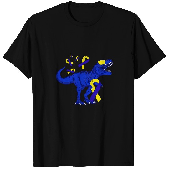 Dinosaur Pet World Down Syndromes Awareness Boho Rainbow Dinosaur Dino Kid 1 T-Shirts