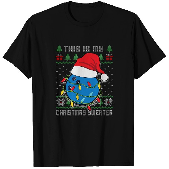 Sport Bowling Sport Ugly Design For Men Boys Christmas Pin Bowling T-Shirts