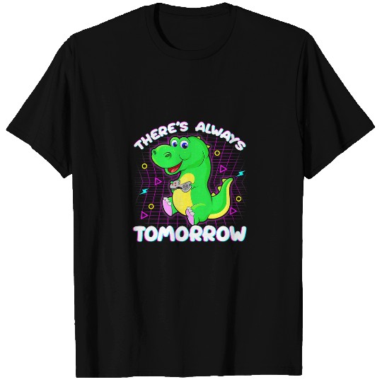 Dinosaur Pet Vaporwave Synthwave Glitch Gaming Dino Retro 1980s 1990s T-Shirts